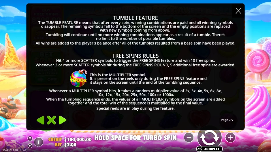 Actual Sweet Bonanza 1000 feature help: read the conditions for its multipliers, rather than transferring another game’s rule.